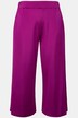 Jupe-culotte en maille fluide. Longueur mollet, jambe large. Taille élastique