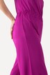 Jupe-culotte en maille fluide. Longueur mollet, jambe large. Taille élastique