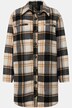 Overshirt, Flanell, Hemdkragen, Oversized, Langarm