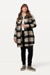 Overshirt, Flanell, Hemdkragen, Oversized, Langarm