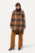 Overskjorte, flanell, skjortekrage, oversized, lange ermer