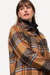 Overskjorte, flanell, skjortekrage, oversized, lange ermer