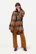 Overskjorte, flanell, skjortekrage, oversized, lange ermer