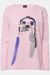 Sweatshirt, oversized, Robben Print, Rundhals, Langarm