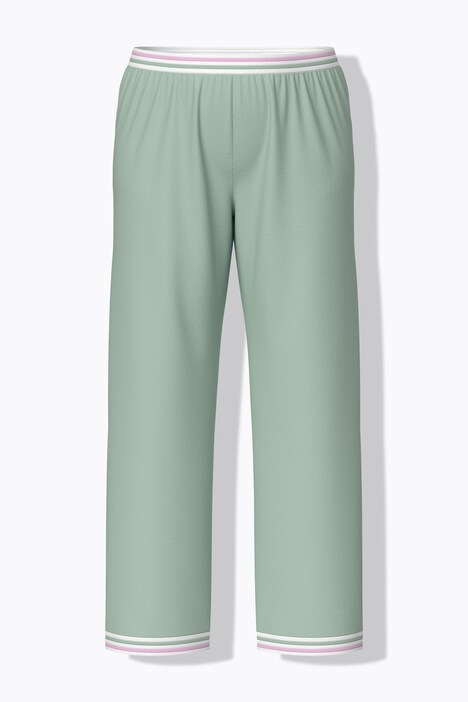 Pyjama, streepdetails, v-hals, 3/4-mouwen
