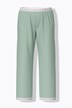 Pyjama, Streifendetails, V-Ausschnitt, 3/4-Arm