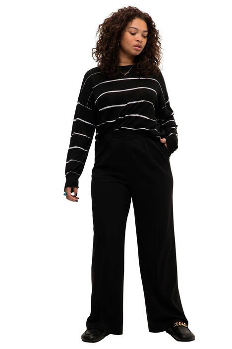 Pleated Wide-Leg Pants
