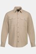 Chemise en flanelle, manches longues et col Kent - coupe Modern Fit