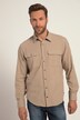 Chemise en flanelle, manches longues et col Kent - coupe Modern Fit
