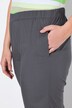 7/8-broek Ruby, voorgevormde knieën, rechte pijpen, elastische tailleband