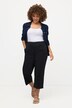 7/8-broek Ruby, voorgevormde knieën, rechte pijpen, elastische tailleband