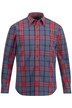Kostkovaná košile, dlouhé rukávy, Kent límeček, Modern střih, do 8XL