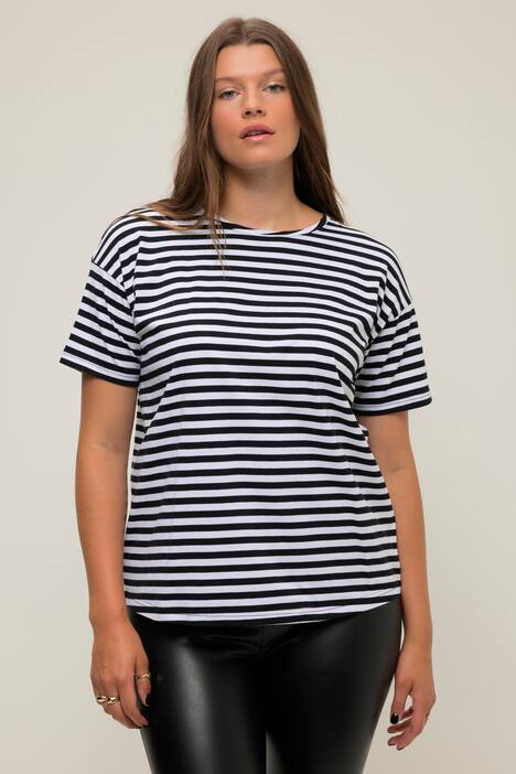 Lot de 2 t-shirts oversize à col rond et manches courtes
