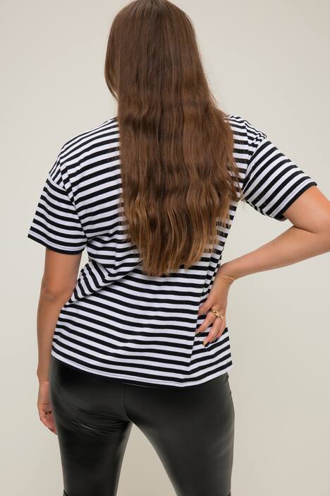 Lot de 2 t-shirts oversize à col rond et manches courtes