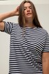 Lot de 2 t-shirts oversize à col rond et manches courtes