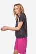 Kapuzen-Weste, oversized, Zipper, Zipptaschen