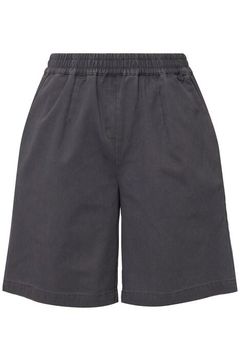 Wide Leg High Waist Bermuda Shorts