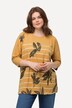 Shirt, strepen, oversized, ronde hals, 3/4 mouw, biologisch katoen