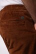 Pantaloni di velluto a coste con cintura elastica e vestibilità moderna