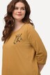 Shirt, borduurwerk, ronde hals, 3/4-mouw, biologisch katoen