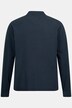 Polo shirt, long sleeve, piqué, pre-washed, breast print