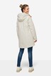 Small-fitting hooded functional jacket with hidden zipper