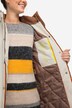 Small-fitting hooded functional jacket with hidden zipper
