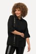 Hemdbluse, Ripsband, Schnalle, Hemdkragen, Langarm