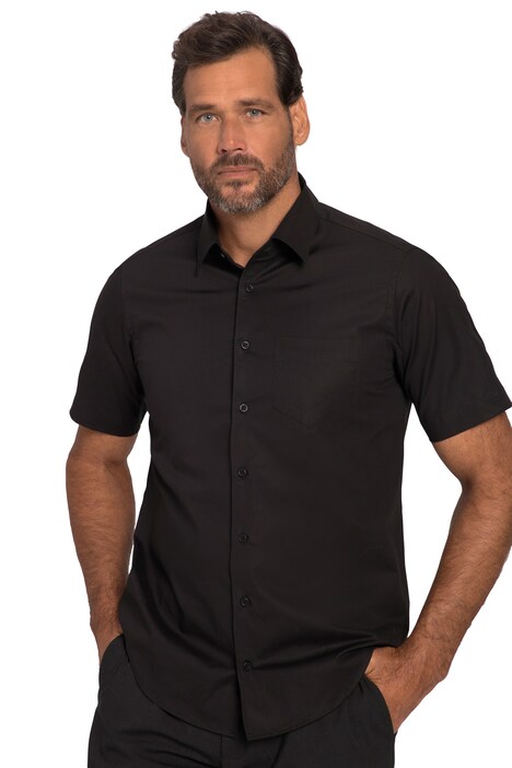 Shirt, FLEXNAMIC®, short sleeve, Kent collar, modern basic fit