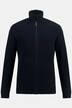 Cardigan, wolmix, patentbreisel, opstaande kraag, rits
