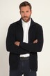 Cardigan, wolmix, patentbreisel, opstaande kraag, rits