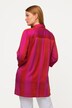 blouse, strepen, overhemdkraag, 3/4-mouwen