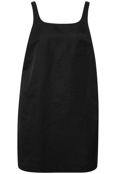 Mini šaty, A střih, kulatý výstřih, kapsy, bez rukávů