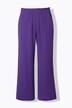 Broek, wijde pijpen, mousseline, elastische tailleband