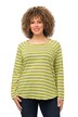 Tričko, proužky, Classic, otevřené okraje, kulatý výstřih, dlouhé rukávy