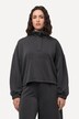 Sweatshirt, ståkrage, oversized, langermet