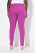 Pantalon Sienna en bengaline. Coupe slim, tissu stretch. Taille élastique
