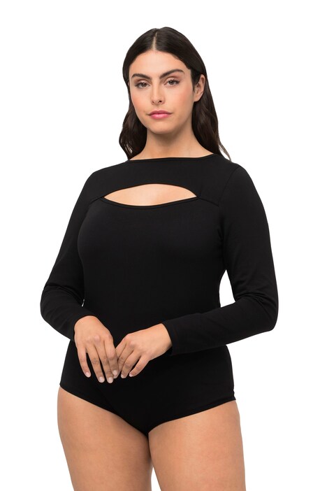 Body, průstřihy, Slim, dlouhé rukávy