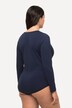 Bodysuit, cut-out, slim, lange mouwen
