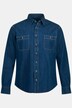 Jeans overhemd, lange mouwen, kentkraag, modern fit, tot 8 XL