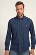 Jeans overhemd, lange mouwen, kentkraag, modern fit, tot 8 XL