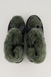 Lærboots, semsket skinn, teddyfleece, bredde H