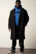 STHUGE wool-effect coat, double breasted, up to 8 XL