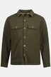 Overhemd, overshirt, outdoor, sweatstof, voering van geweven bont, lange mouwen, tot 8 XL