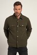 Overhemd, overshirt, outdoor, sweatstof, voering van geweven bont, lange mouwen, tot 8 XL