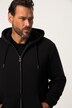 JP1880 Hoodiejacke, Outdoor, Sweatjacke, Kapuze, Teddyfutter, Zipper, bis 8 XL