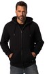 Bunda s kapucí, kolekce outdoor, tepláková, teddy podšívka, zip, do 8XL