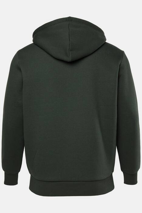 Veste à capuche JP 1880, collection Outdoor, fermeture zippée, modèle en molleton avec doublure en polaire bouclée - jusqu'au 8 XL