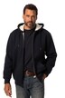 Bunda s kapucí, kolekce outdoor, tepláková, teddy podšívka, zip, do 8XL