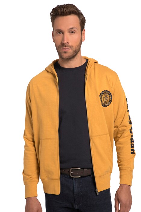 Bunda s kapucí, tepláková, kapuce, použitý vzhled, do 8XL